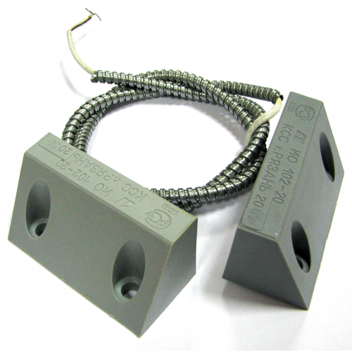 Извещатель охранный магнитоконтактный ИО 102-20 Б2П (3) (СМК-20) кабель в металлорукаве