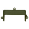 Козырек для розетки 1 местный зеленый