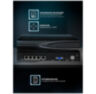 Видеорегистратор цифровой IP Ps-Link PS-I3404P 4 каналa, поддержка камер 8Мп, ONVIF, питание PoE, удаленный доступ