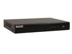 Видеорегистратор 16-ти канальный гибридный HD-TVI HiWatch DS-H216U(B)  AHD и CVI камер +2 IP-каналов