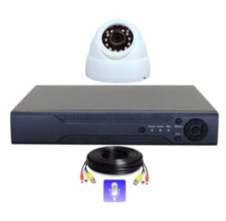 Комплект видеонаблюдения AHD 2Мп PST K01AHM 1 камера для помещения с микрофоном