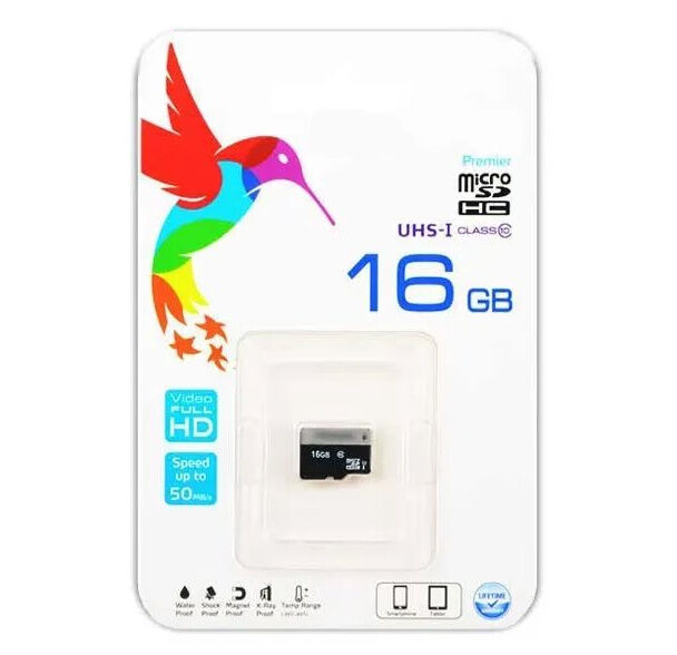 Карта памяти microSDHC Card 16GB Class10