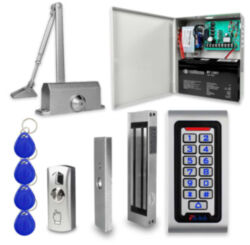 Система СКУД  KIT-S601EM-180UPS с доводчиком 40, блоком резервного питания, 7Ач