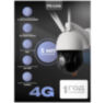 Камера видеонаблюдения 4G 5Мп GBH22X50 ИК-подсветка, оптический зум 22x, слот microSD до 128Гб, приложение CamHi