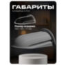 Козырёк для камеры видеонаблюдения Cover-LD большой, серый, с водоотведением