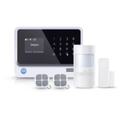 Беспроводная охранная (пожарная) WiFi GSM сигнализация Страж Премиум 2 для дома квартиры дачи White