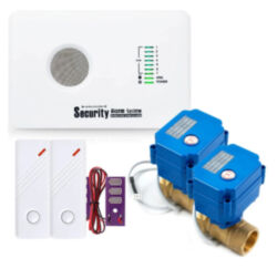 Готовый комплект GSM системы защиты от протечек воды Страж Аква-Контроль-1022GSM