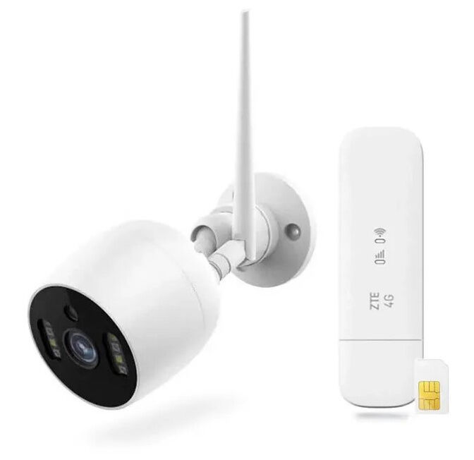 Комплект видеонаблюдения 4G мобильный 2Мп Ps-Link C2TA1-4G 1 камера для улицы