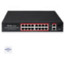 Коммутатор POE PS-216G управляемый, с удалённым доступом, 16 портов POE