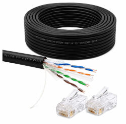 Кабель витая пара UTP4 cat.6 CU 50 метров  UTP-CAT6-CU50-OUT уличный