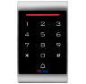 Система СКУД KIT-1203MF-SS на 1 дверь, панель со считывателем RFID 13МГц Mifare, замок накладной серый, НЗ тип