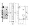 Дверной замок WIFI Ps-Link PS-Z13-TY с отпечатком пальца / сенсорный / Чёрный