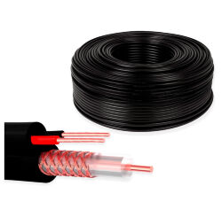 Кабель КВК  KVK-CU-2075-200 RG-59 + 2 x 0.75 мм. 200м.