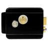 Система СКУД KIT-1203MF-B на 1 дверь, панель со считывателем RFID 13МГц Mifare, замок черный накладной, НЗ тип