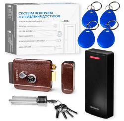 Комплект СКУД Undino KIT-CR101EM-B эл. механический замок, RFID