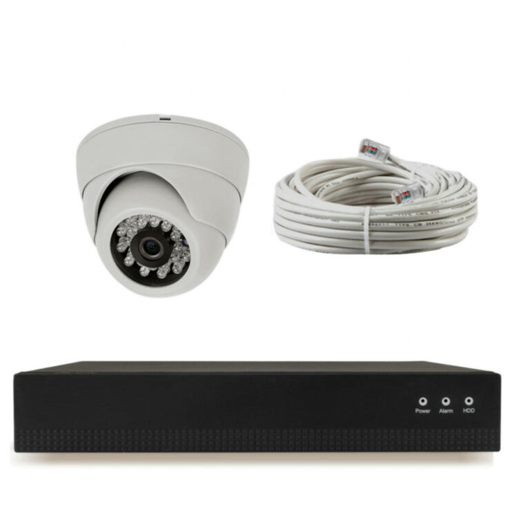 Комплект видеонаблюдения IP Ps-Link KIT-A201IP-POE / 2Мп / 1 камера / питание POE