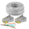 Кабель UTP4 cat.5E CU 60 метров UTP-CU60 с коннекторами RJ-45